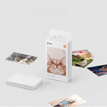 عرض طابعة الصور للجيب الأصلية من شاومي + 20 ورقة للطباعة للطابعة