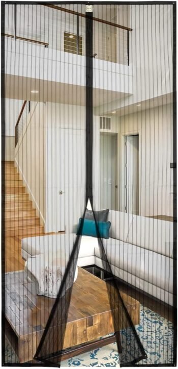 "	عرض 3 قطع ستارة مغناطيسية عازلة للحشرات"