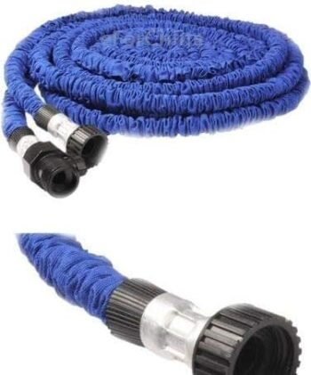 عرض خرطوم مياه قابل للتمدد Magic Hose  + الفرشاة الدوارة لتنظيف جميع الاسطح